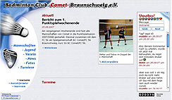 Neue Comet-Seiten Neue Comet-Seiten