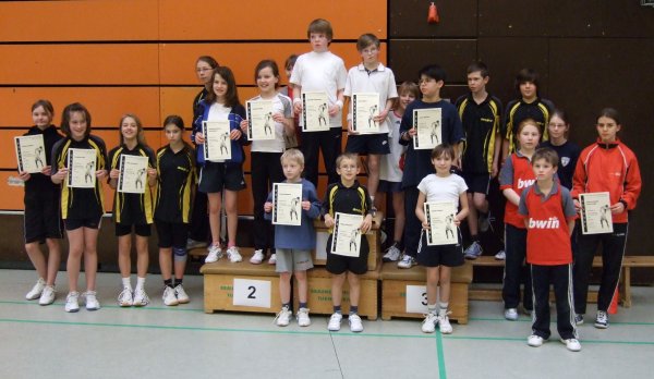 1. Siegerehrung der Stadtmeisterschaften Schüler/Jugend 2009 vom Sonntag 1. Siegerehrung der Stadtmeisterschaften Schüler/Jugend 2009 vom Sonntag